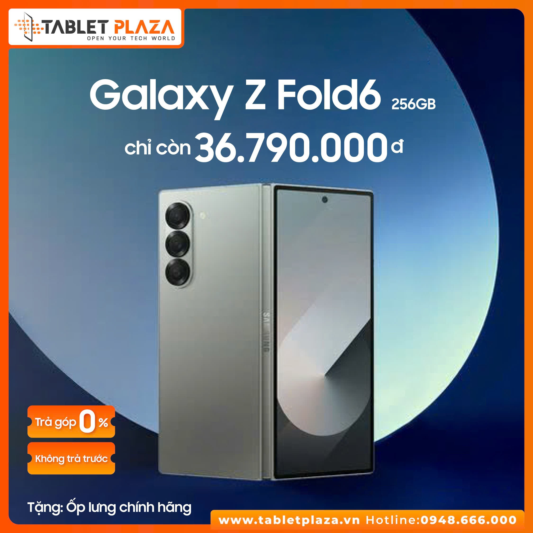 Sale cuối tuần Galaxy Z Fold 6 tại Tablet Plaza