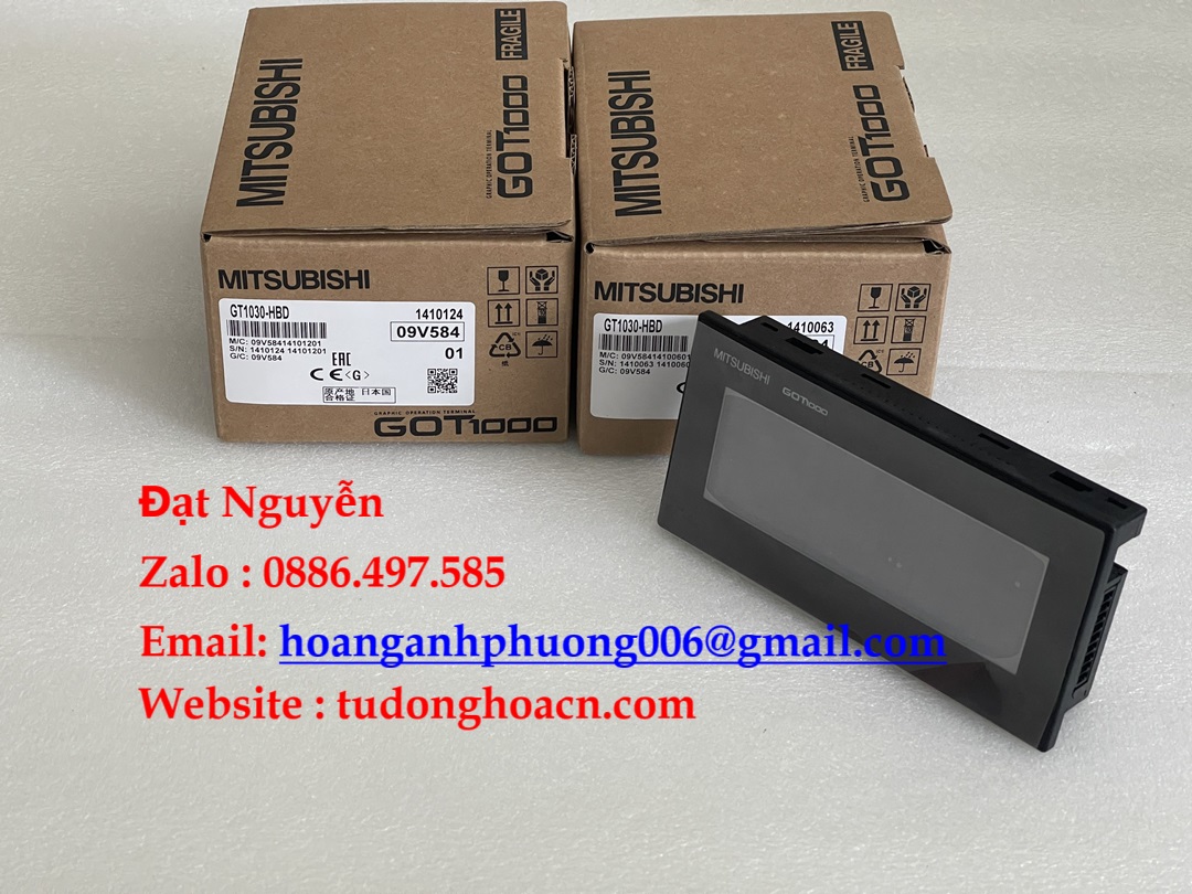 GT1030-HBD Màn hình HMI chất lượng cao, đáng tin cậy từ Mitsubishi