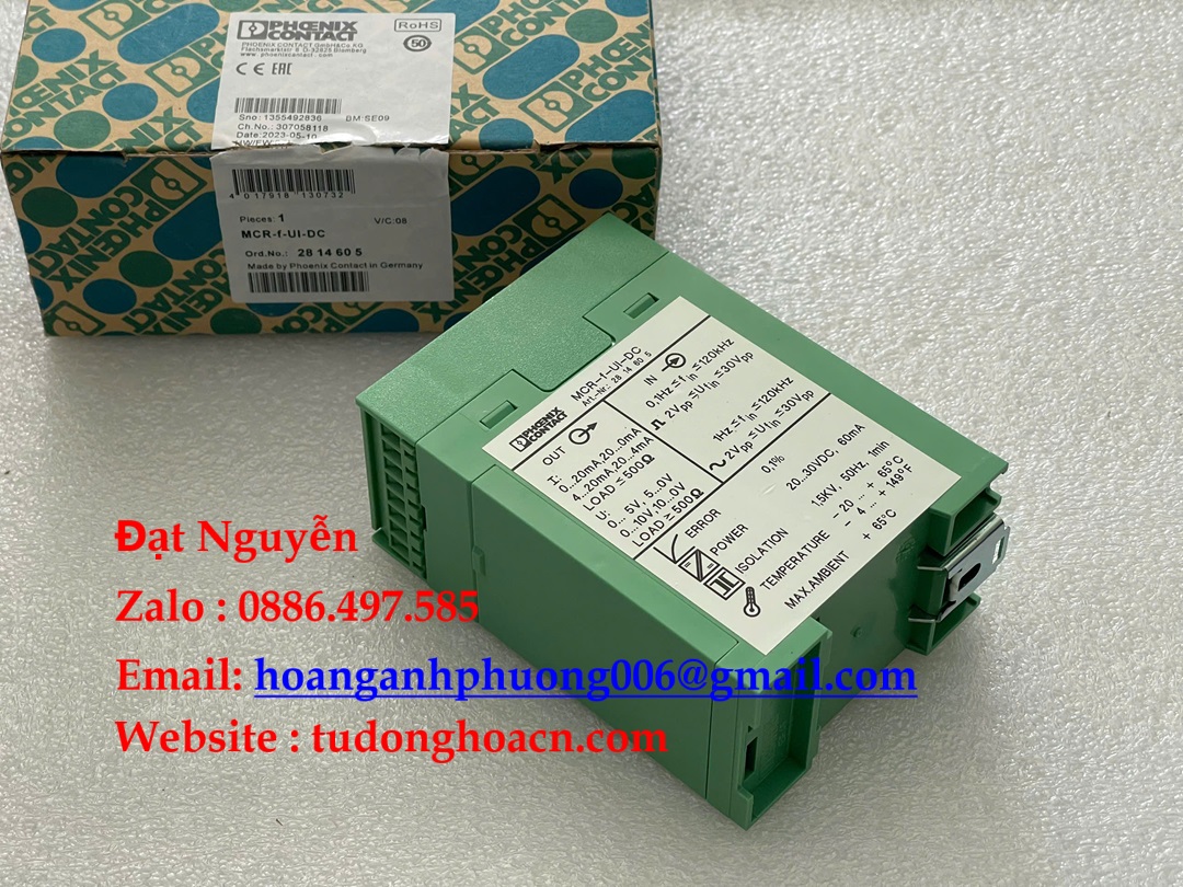 Phoenix Contact MCR-f-UI-DC Bộ chuyển đổi do tần số CN