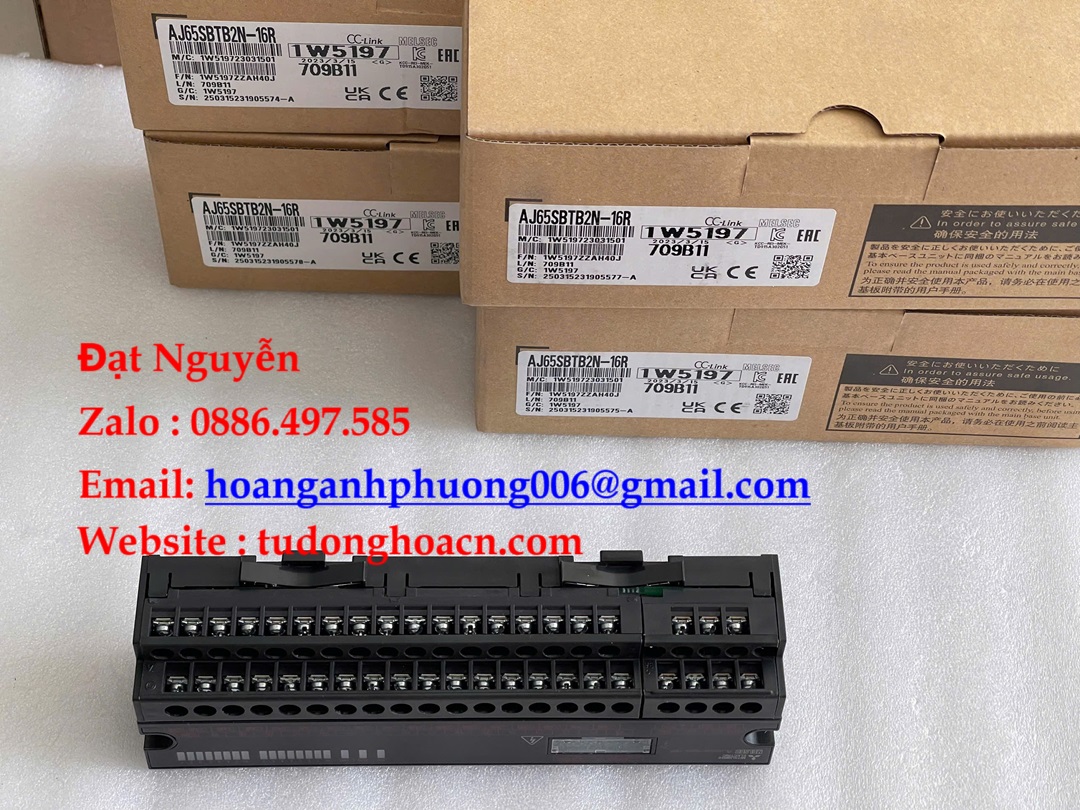 Mitsubishi CC-Link AJ65SBTB2N-16R Tích hợp hoàn hảo trong hệ thống PLC