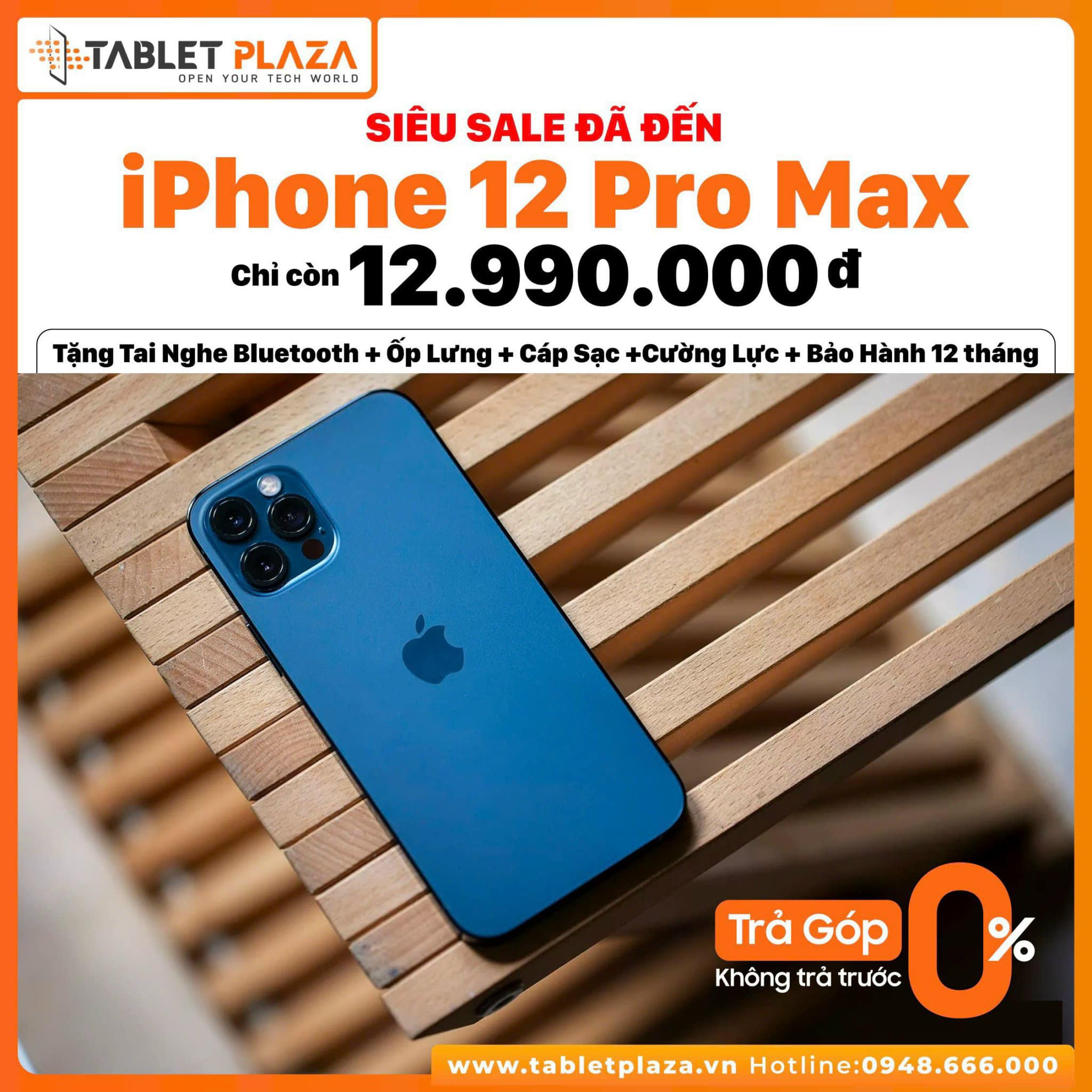 Tặng ngay Tozo thương hiệu đến từ Mỹ khi mua Iphone 12 Promax