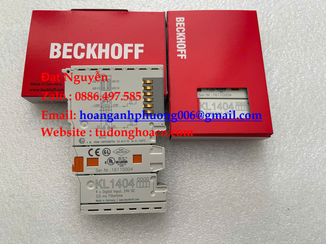 Beckhoff KL1404 khối mở rộng đáng tin cậy cho hệ thống điều khiển