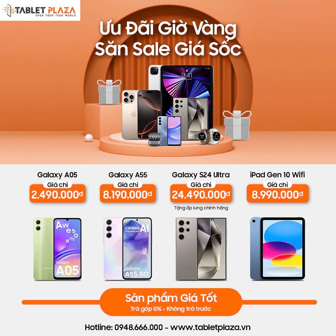 Săn sale sập sàn cùng TabletPlaza TDM Bình Dương