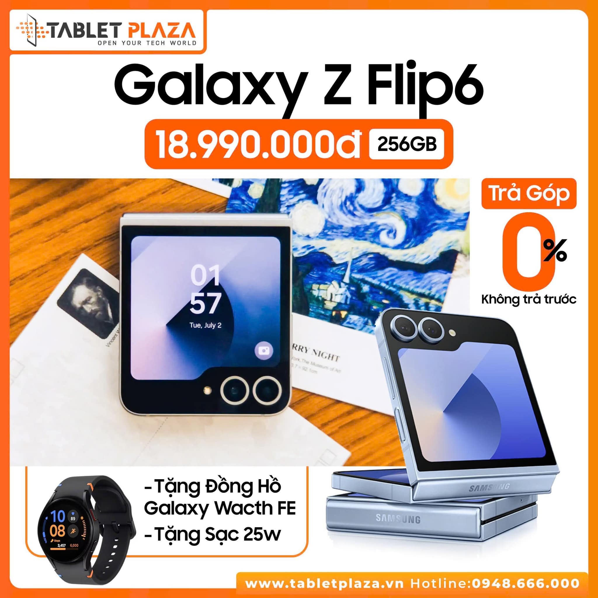 Chỉ 18.990.000đ sở hữu ngay Samsung Flip 6