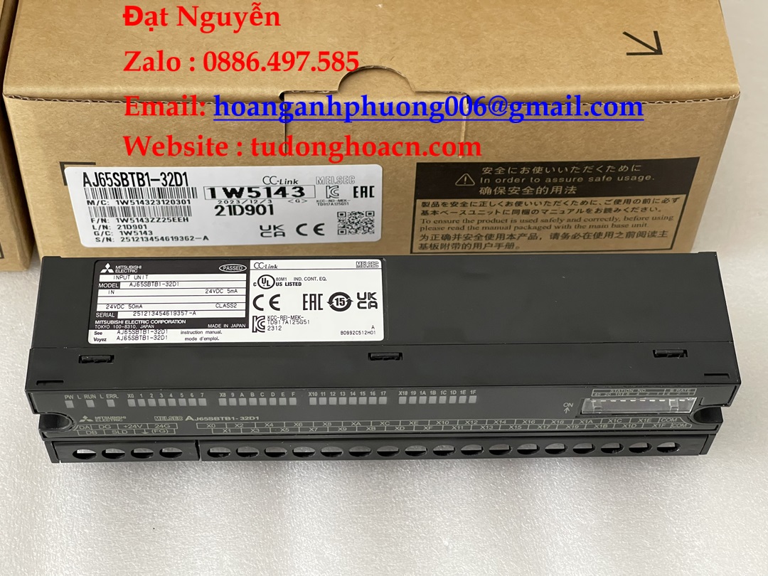 Bộ mô đung CC-Link Mitsubishi AJ65SBTB1-32D1 Chính hãng giá tốt