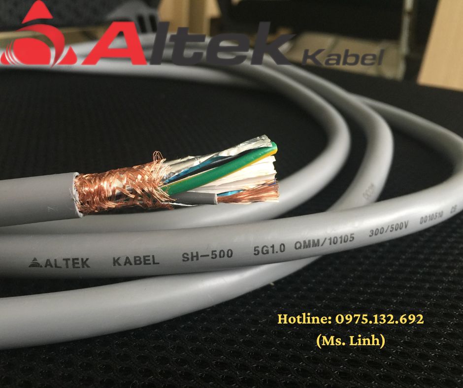 Cáp điều khiển chống nhiễu SH-500 5 core Altek Kabel