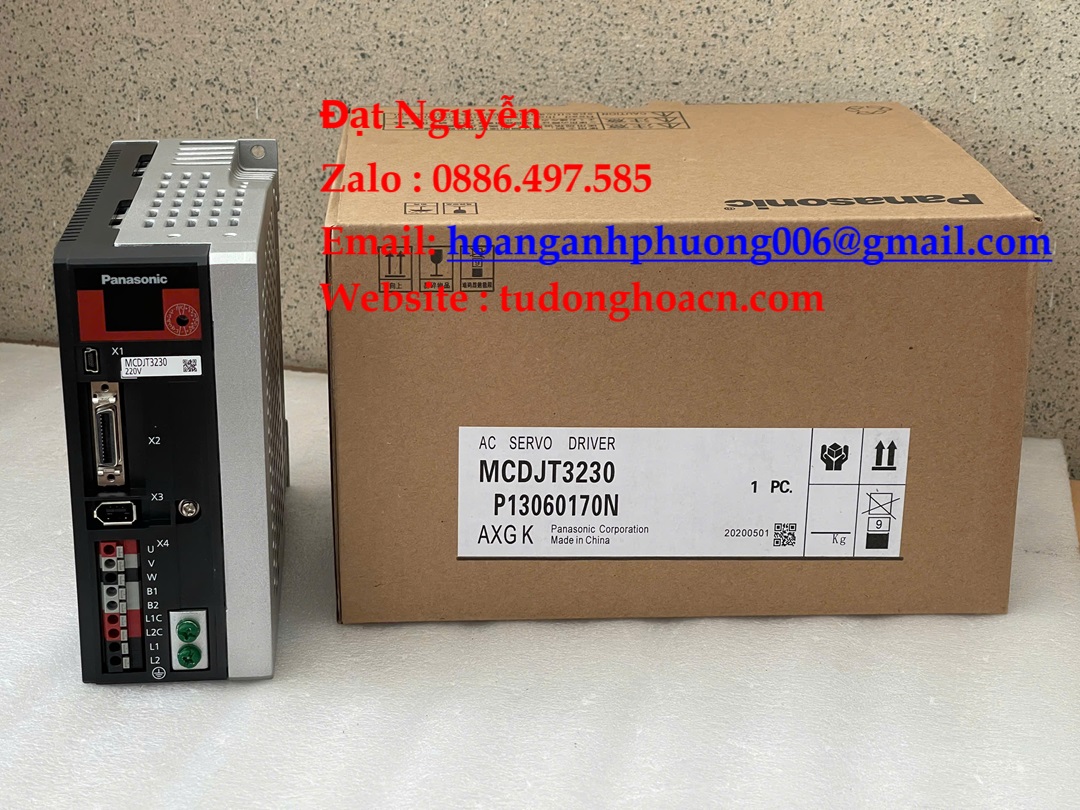 MCDJT3230 Panasonic Servo driver mạnh mẽ tối ưu hiệu suất