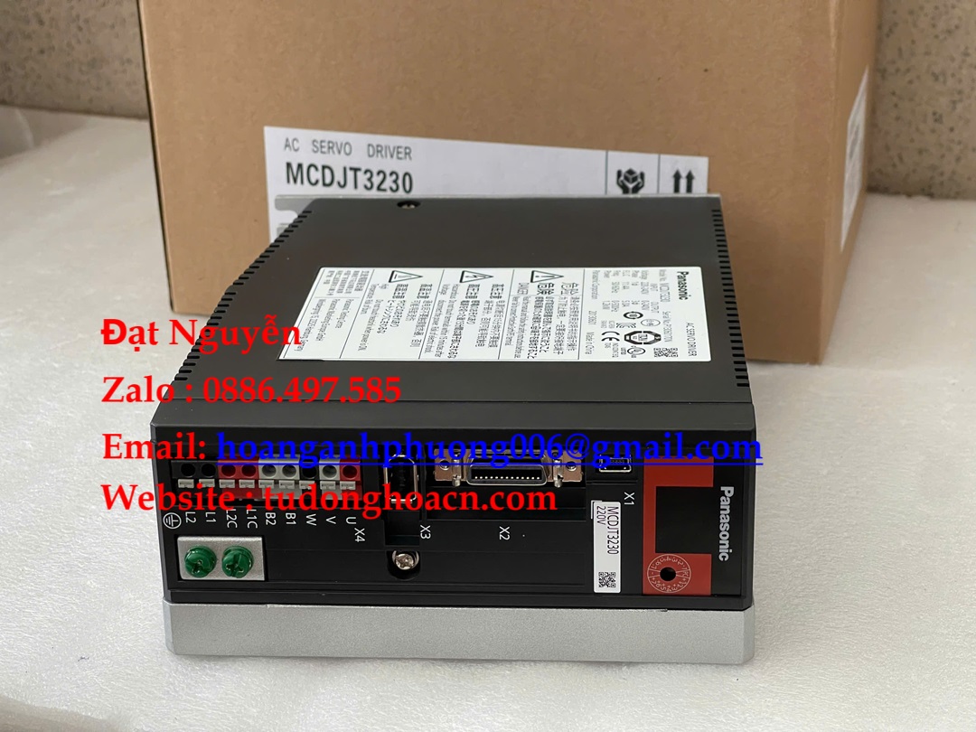 MCDJT3230 Panasonic Servo driver mạnh mẽ tối ưu hiệu suất