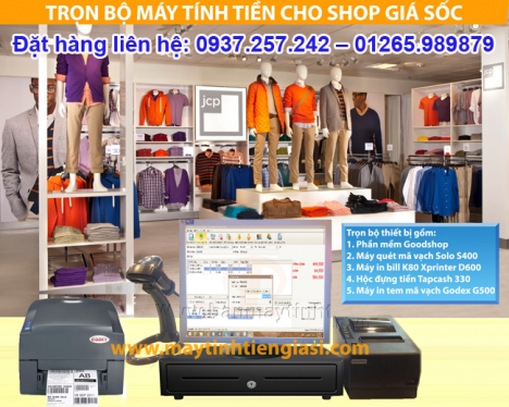 Phần mềm tính tiền giá rẻ cho siêu thị, cửa hàng bách hóa, shop thời trang tại Khánh Hòa, Bình Định