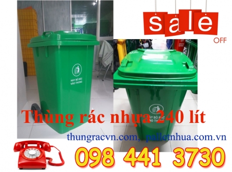 Thùng rác nhựa 120 Lít