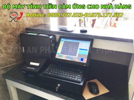 Máy tính tiền cảm ứng cho nhà hàng, karaoke