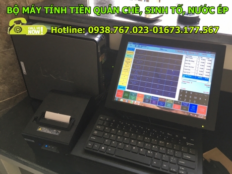 MÁY TÍNH TIỀN DÙNG CHO QUÁN CAFE, TRÀ SỮA, QUÁN KEM