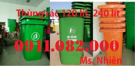 Thùng rác 240 lít giá sỉ- Thùng rác 120 lít, 660 lít giá rẻ- giao hàng toàn quốc
