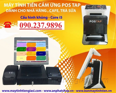 Máy tính tiền cảm ứng nhanh cho quán trà sữa 0902379896