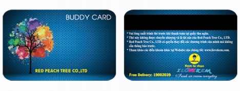 Nhận in thẻ vip,thẻ mã vạch,thẻ dập nổi,thẻ khuyến mãi màu sắc đẹp