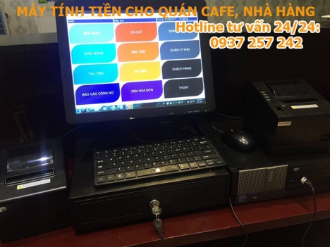 TRỌN BỘ MÁY IN HÓA ĐƠN TÍNH TIỀN CHO QUÁN CAFE, NHÀ HÀNG TẠI HÀ TĨNH