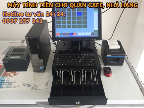 TRỌN BỘ MÁY IN HÓA ĐƠN TÍNH TIỀN CHO QUÁN CAFE, NHÀ HÀNG TẠI HÀ TĨNH