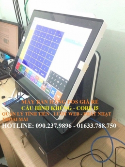 Máy tính tiền cảm ứng cho quán trà sữa tại Bắc Giang