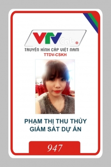 Chuyên in thẻ nhân viên,thẻ dập nổi,thẻ mã vạch giá rẻ,hỗ trợ thiết kế