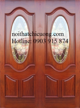 Đồ gỗ nội thất - Cửa gỗ mỹ nghệ kiểu cổ điển sang trọng