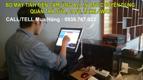 Máy tính tiền dùng cho quán café, bida tại Cần Thơ