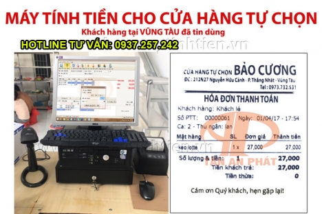BỘ MÁY TÍNH TIỀN CHO CỬA HÀNG TẠP HÓA, CỬA HÀNG TỰ CHỌN, SIÊU THỊ MINI
