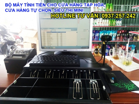 BỘ MÁY TÍNH TIỀN CHO CỬA HÀNG TẠP HÓA, CỬA HÀNG TỰ CHỌN, SIÊU THỊ MINI