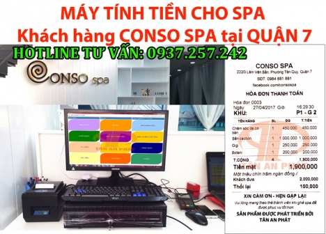 BỘ MÁY TÍNH TIỀN CHO SALON TÓC, TIỆM NAILS