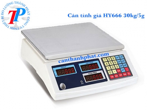 Cân tính tiền hoa quả, thực phẩm cho cửa hàng HY666 30kgx5g