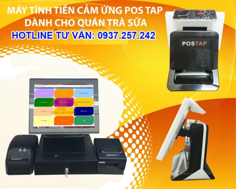 BỘ MÁY TÍNH TIỀN CẢM ỨNG CHO QUÁN TRÀ SỮA