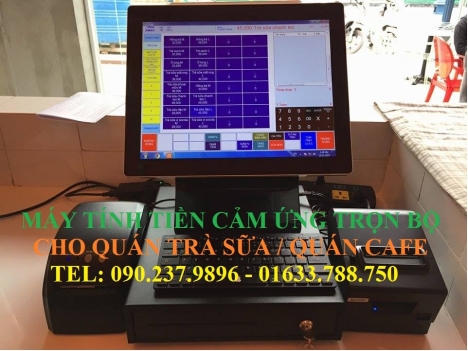 Trọn bộ máy tính tiền dùng cho quán trà sữa Đài Loan