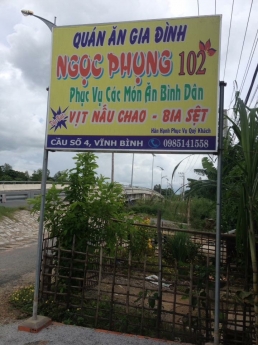 Sang nhượng quán ăn gia đình Cầu số 4, Vĩnh Bình, Châu Thành, An Giang