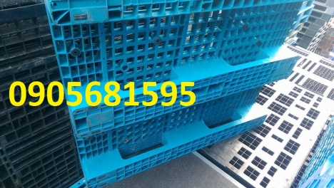 Chuyên bán Pallet nhựa kê  hàng thủy sản, kê kho hóa chất 0905681595
