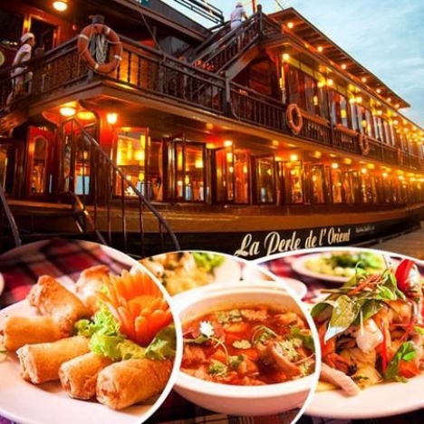 [HCM] Du Ngoạn và Ăn tối lãng mạn trên Du Thuyền Indochina Junk 5* tham quan Sông Sài Gòn