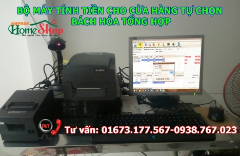 Máy tính tiền bán hàng cho shop quần áo, giầy dép