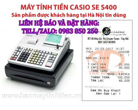 MÁY TÍNH TIỀN CASIO GIÁ RẺ CHÔ QUÁN CAFE