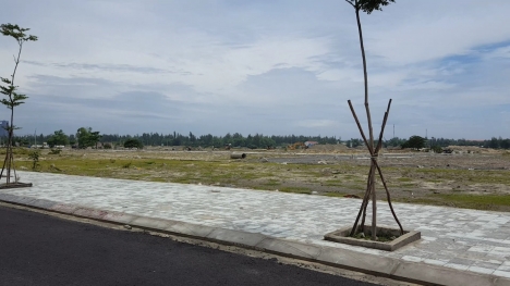 Đất sau lưng Cocobay, trên trục đường Dũng Sĩ Điện Ngọc, đã có sổ