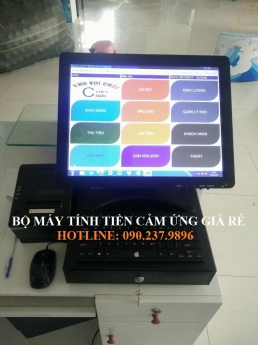 Máy tính tiền cảm ứng cho quán cafe bán tại Hà Tĩnh