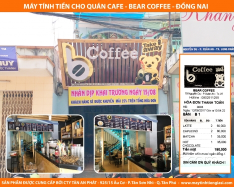 Máy tính tiền cho quán cafe giá rẻ nhất