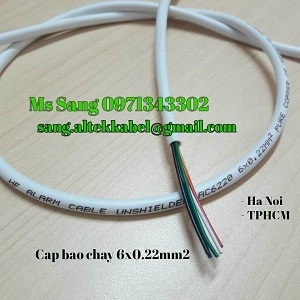 Dây báo cháy - Cáp báo cháy nhập khẩu - Cáp báo cháy 6 lõi