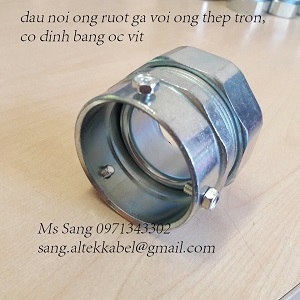 Đầu nối ống ruột gà thép bọc nhựa - Khớp nối ống mềm