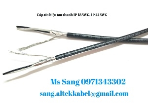 Cáp xoắn đôi - Cáp âm thanh chống nhiễu - Dây tín hiệu điều khiển - Cáp RS485 - Cáp 22AWG