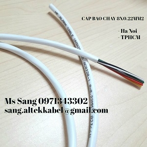 Dây báo cháy - Cáp báo cháy nhập khẩu - Cáp báo cháy 6 lõi