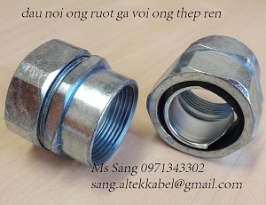 Đầu nối ống ruột gà thép bọc nhựa - Khớp nối ống mềm
