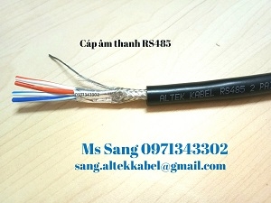 Cáp xoắn đôi - Cáp âm thanh chống nhiễu - Dây tín hiệu điều khiển - Cáp RS485 - Cáp 22AWG