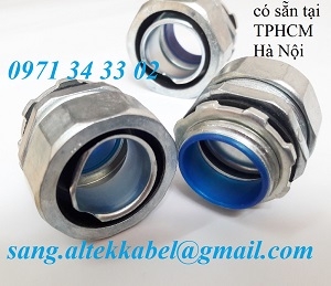 Đầu nối ống ruột gà thép bọc nhựa - Khớp nối ống mềm