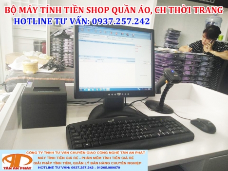 Bộ máy tính tiền cho shop lắp đặt tận nơi tại Vĩnh Long