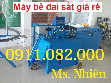Đại hạ giá máy bẻ đai sắt giá rẻ- máy cắt uống đai sắt tự động giá thấp