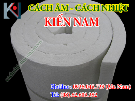 BÔNG GỐM CERAMIC CÁCH NHIỆT CHỐNG CHÁY