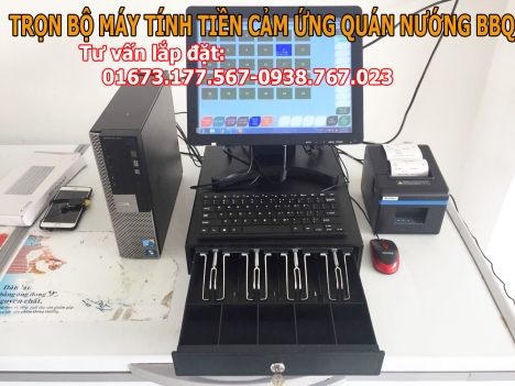 Máy tính tiền giá rẻ QUÁN NƯỚNG tại Bạc Liêu
